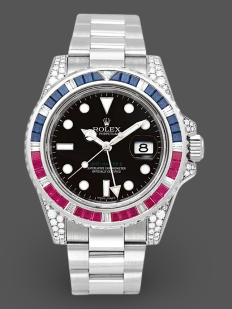 Rolex GMT Master II 116759SA Black Dial 40mm Mens Replica Watch