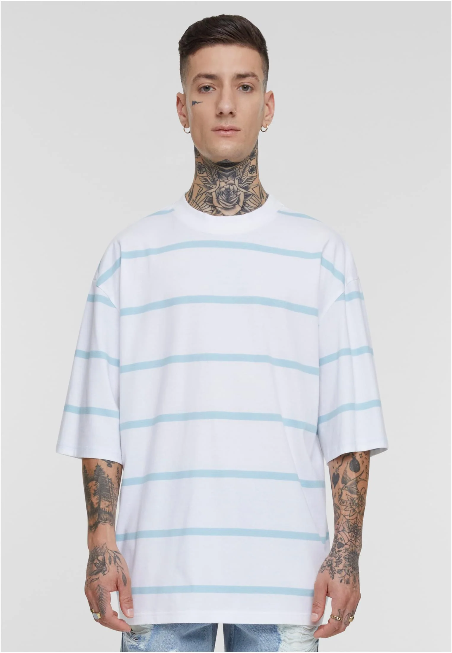 Oversized Strip Men Tee