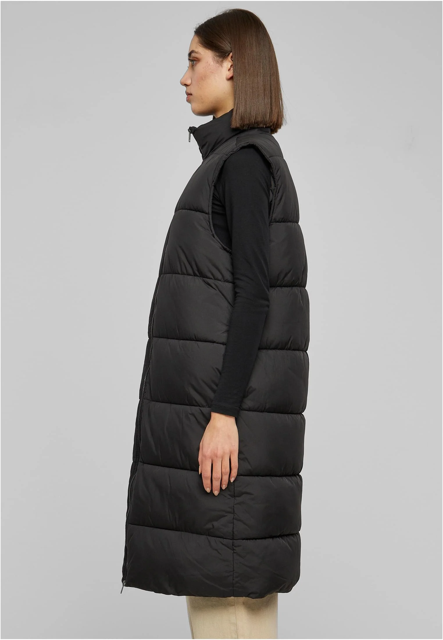 Ladies Long Puffer Vest