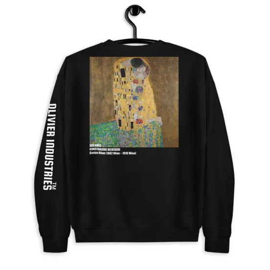 Olivier Industries TM Worldwide Gustav Klimt the Kiss Unisex Sweatshirt