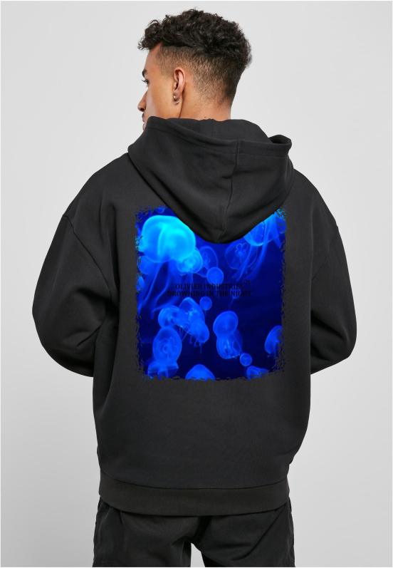 Olivier Industries ® Drowning in the Night - Jellyfish tank - heavy oversized Hoodie
