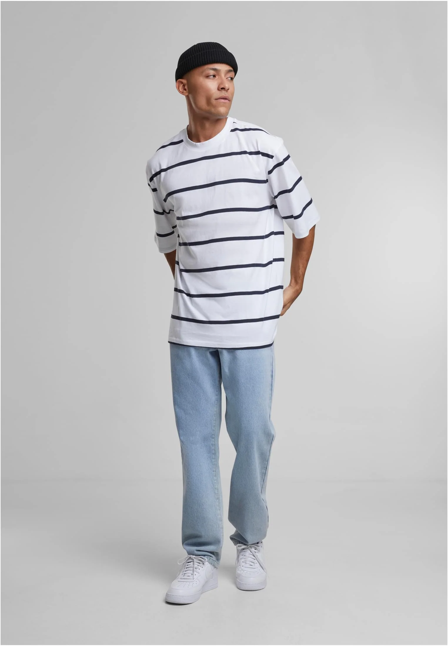 Oversized Strip Men Tee