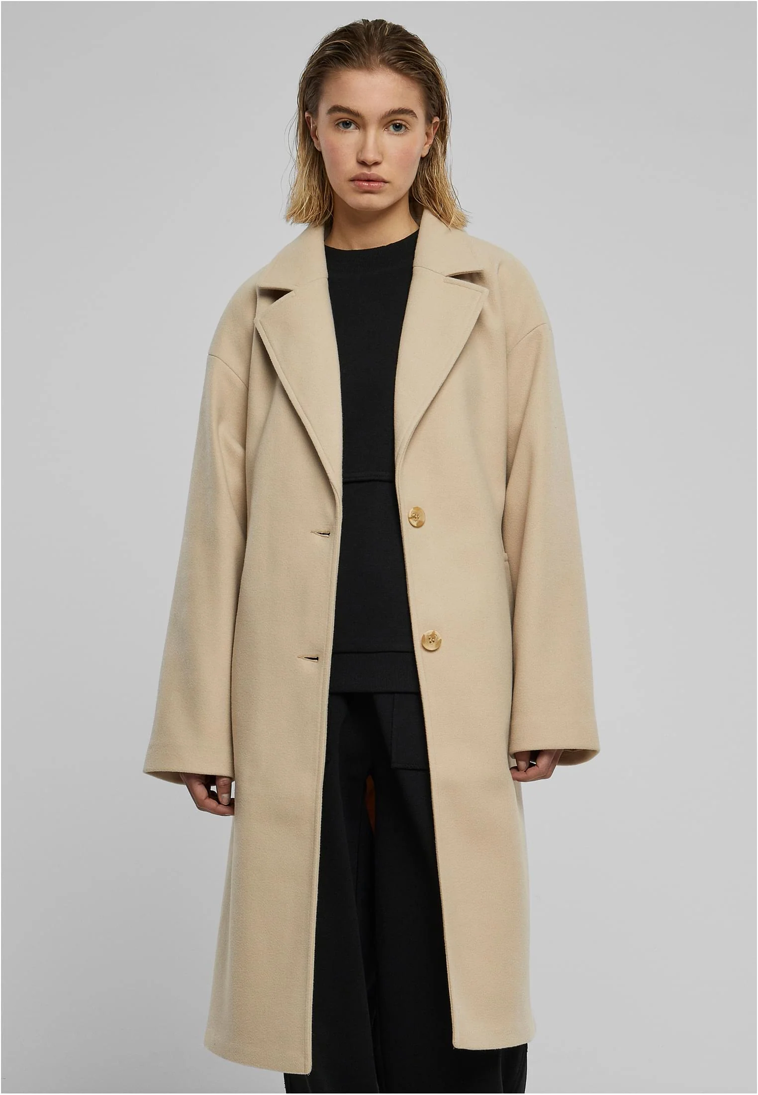 Ladies Oversized Long Coat