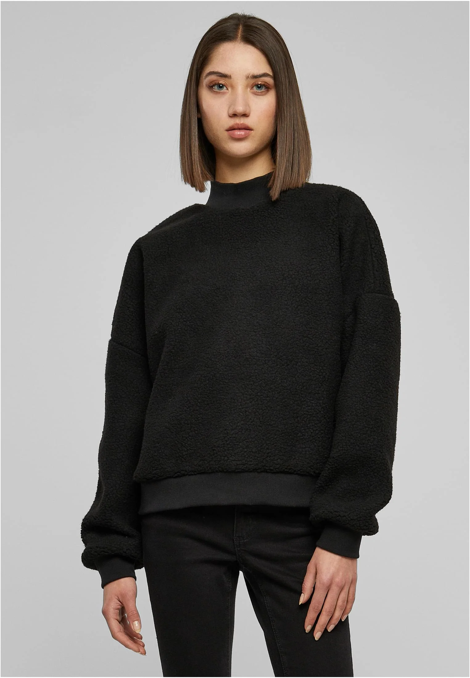 Ladies Sherpa Crewneck