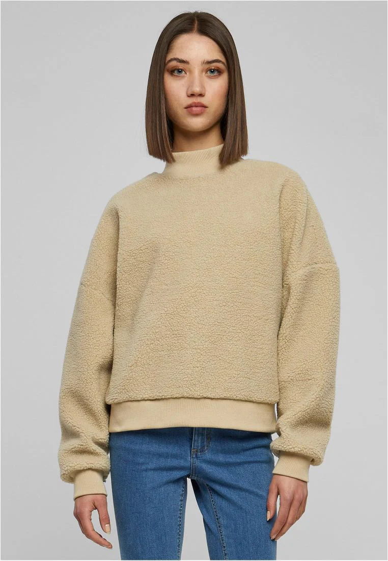 Ladies Sherpa Crewneck