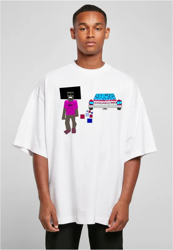 Olivier Industries ® Metaverse Block Art 2 Side Print Huge Oversize T-shirt