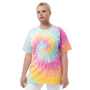 Olivier Industries TM - Worldwide - USA unisex Signature Unisex Oversized tie-dye t-shirt