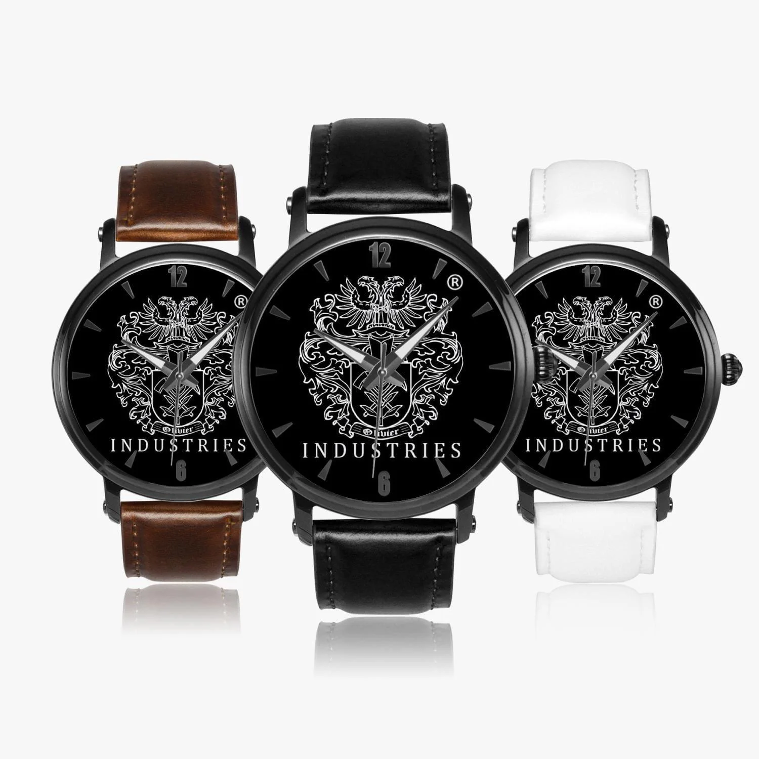 Olivier Industries ® White Logo on Automatic Watch