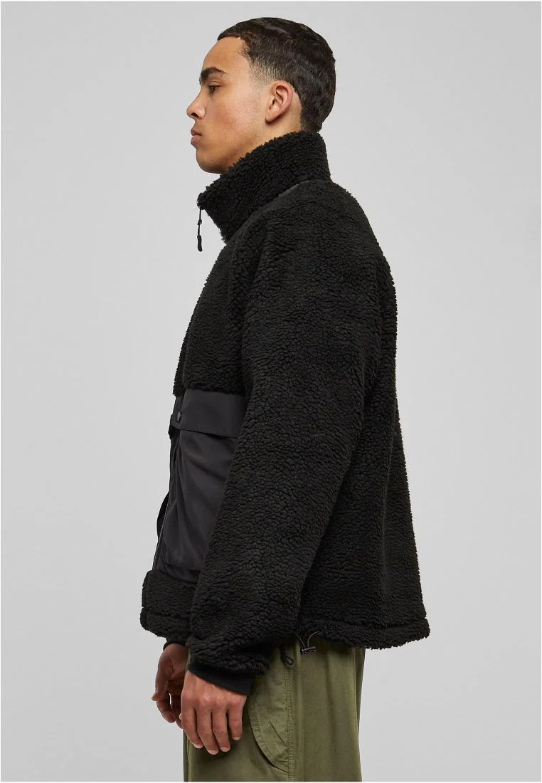 Short Raglan Sherpa Jacket