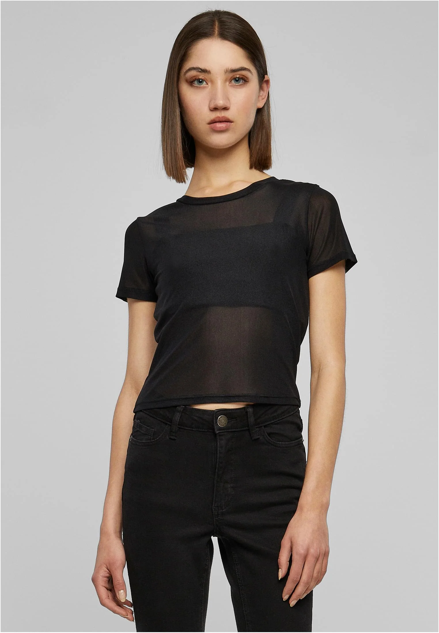 Ladies Short Mesh Tee