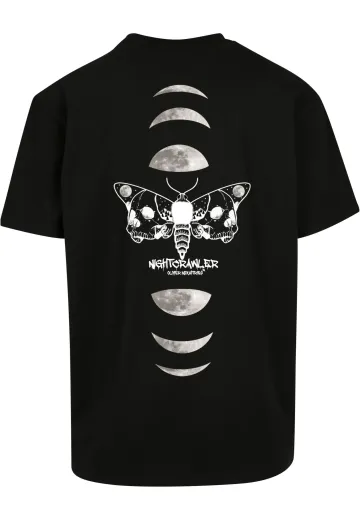 Olivier Industries Nightcrawler Moth Moon oversize Men T-shirt