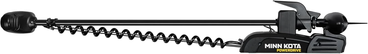 Minn Kota 1358450 PowerDrive Bow-Mount Trolling Motor with Dual Spectrum Chirp Sonar, Foot Pedal, 55 Lb. Thrust, 54 in. Shaft, Freshwater