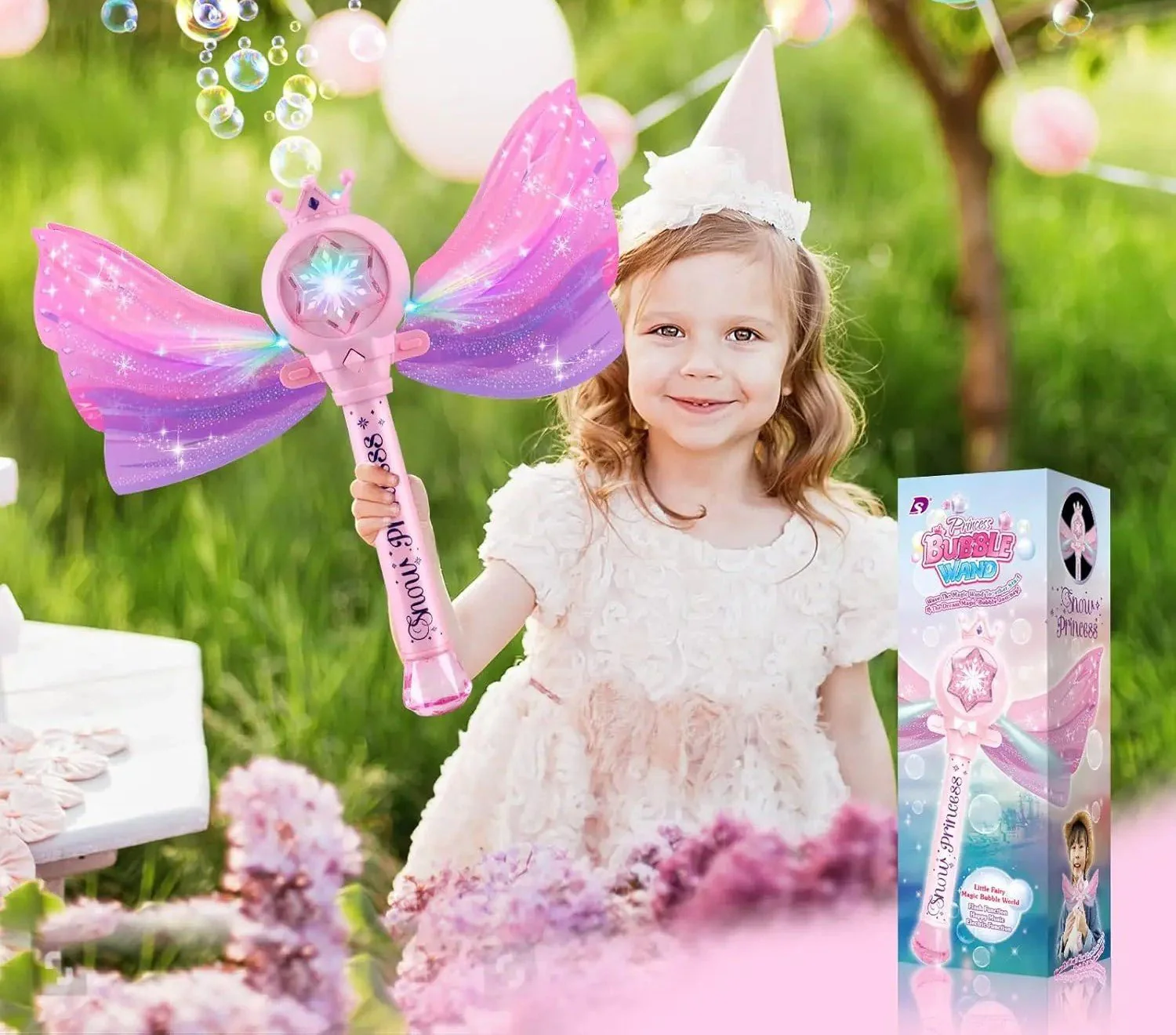 Unicorn LED Automatic Bubble Wand – Electric Bubble Blower for Kids! Enchanting Bubble Fun for Toddlers, Boys & Girls – Perfect Playtime Toy