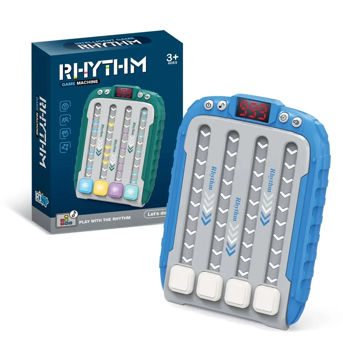 Fast Press Rhythm Game Machine – Quick Push Puzzle Console for Sensory Fun