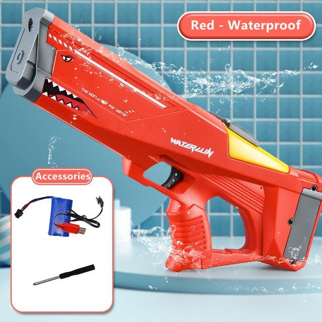 Automatic Electric Water Gun - Electric Shark Water Gun Toy for Kids