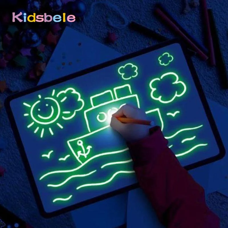 Luminiscent Drawing Board for Kids
