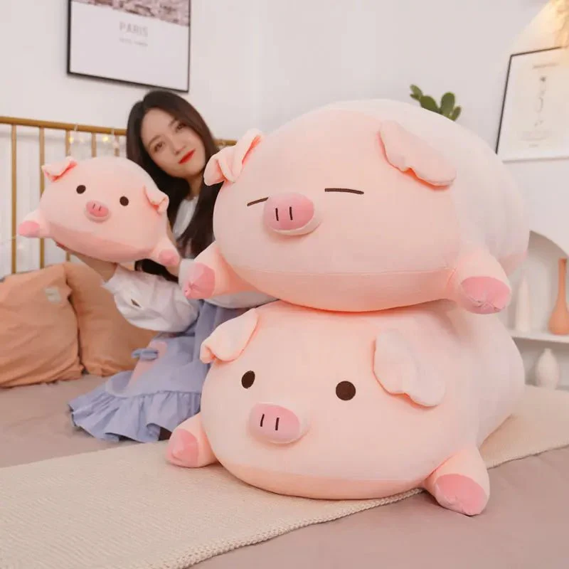 Chubby Pig Plush Pillow– Ultra-Soft Giant Cuddle Buddy & Perfect Gift for Kids