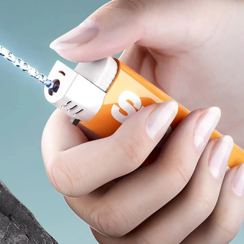 Shooting Toy Water Lighter - Realistic Fake Lighter with Powerful Water Jet