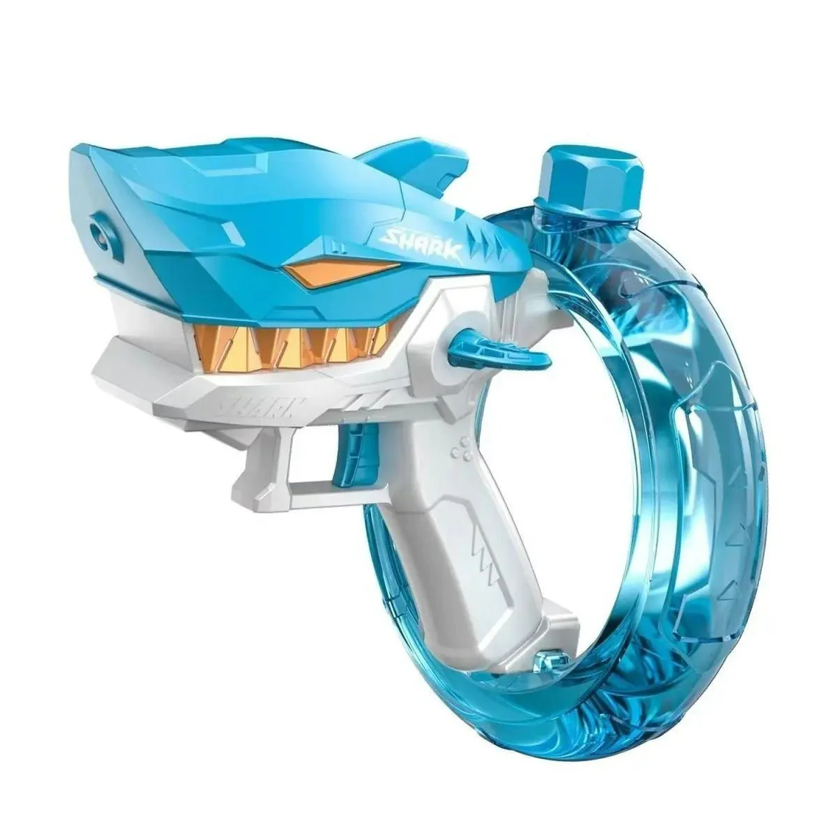 Electric Shark Water Gun Toy - High-Pressure Continuous Shooting Water Spray Toy with Electric Pump