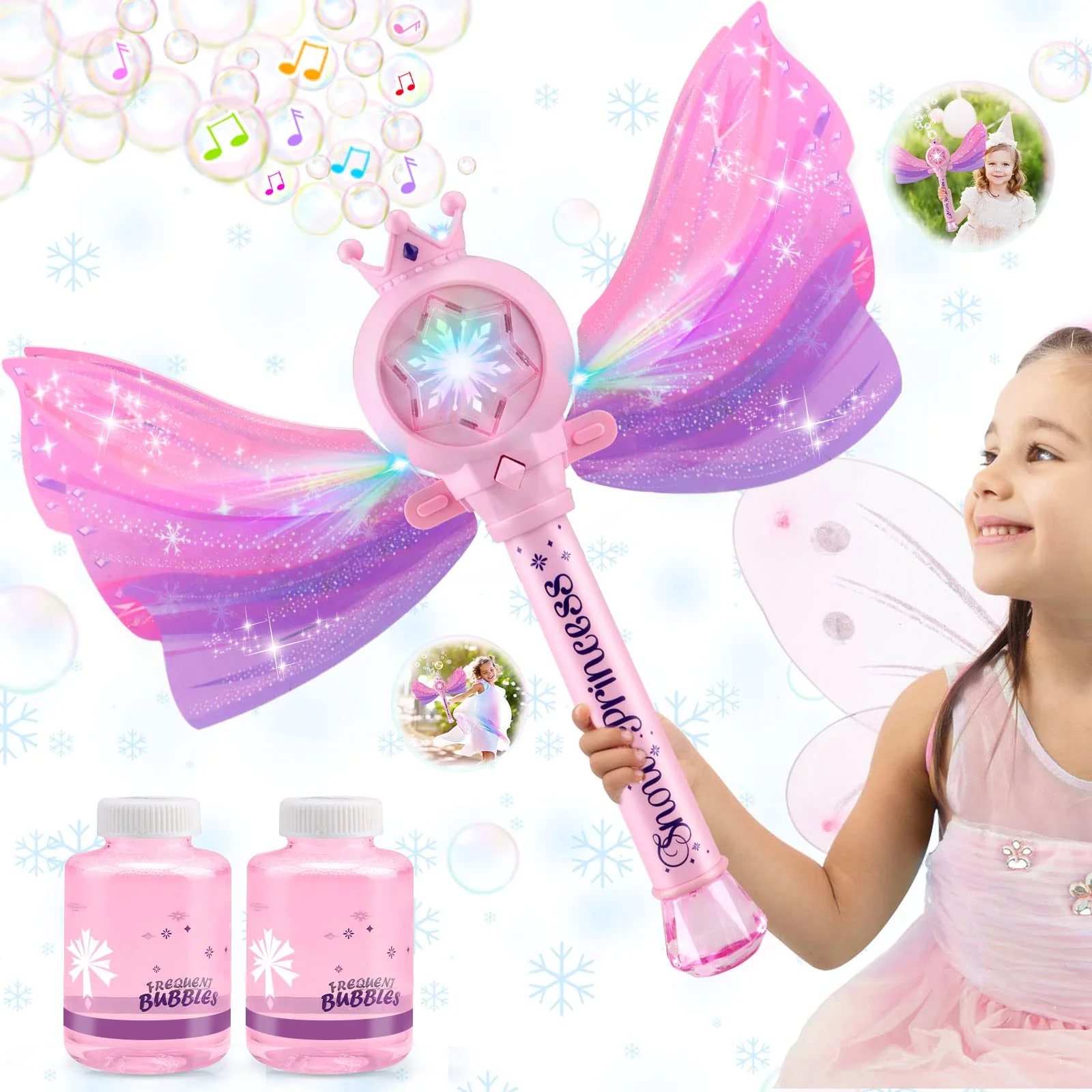 Unicorn LED Automatic Bubble Wand – Electric Bubble Blower for Kids! Enchanting Bubble Fun for Toddlers, Boys & Girls – Perfect Playtime Toy