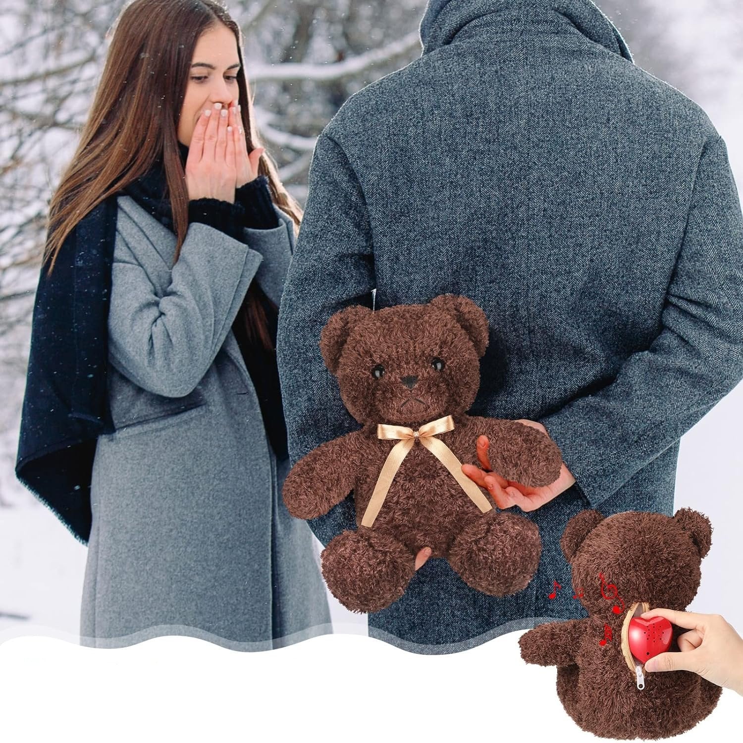 Plush Toy Simulated Heartbeat Music Sound Box - Second Recorder Voice Module As Personalized Gift For Children's Dolls and Plush Toys