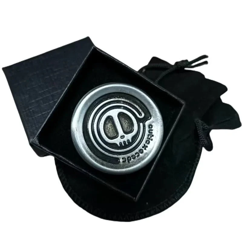 EDC Devil Milk Cap Magnetic Haptic Coin Spinner – A Premium Metal Sensory Toy for Ultimate Stress Relief, ADHD Focus, and Soothing Haptic Satisfaction