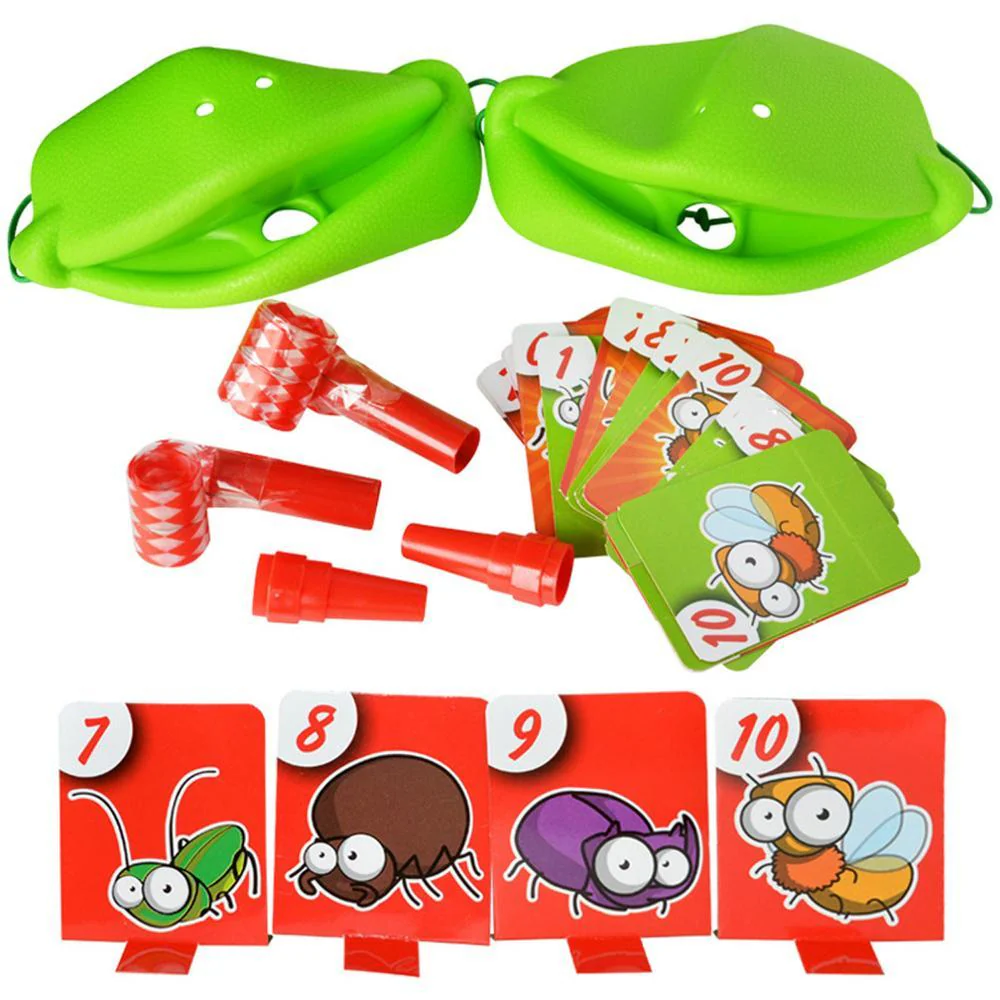Frog Tic-Tac Tongue - Catch Bugs Game
