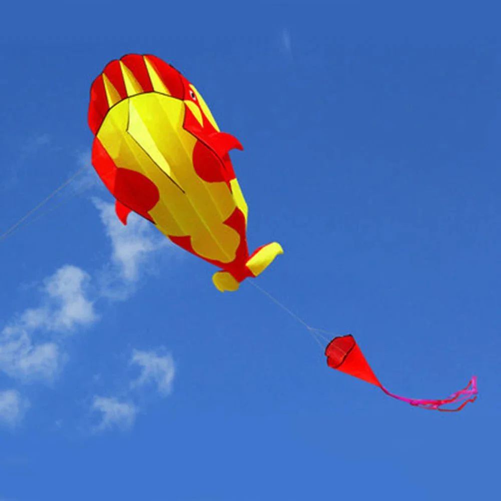 Frameless Dolphin Parafoil Kite - Summer Outdoor Fun Toys and Games for Kids