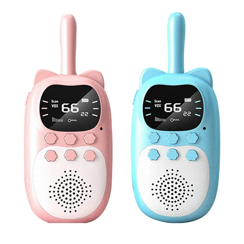 Rechargeable Kids Walkie Talkie – 3km Range Handheld Radio, Fun & Practical Birthday Gift for Kids