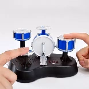 Mini Finger Touch Jazz Drum Set – Battery-Operated Percussion Toy for Music Lovers