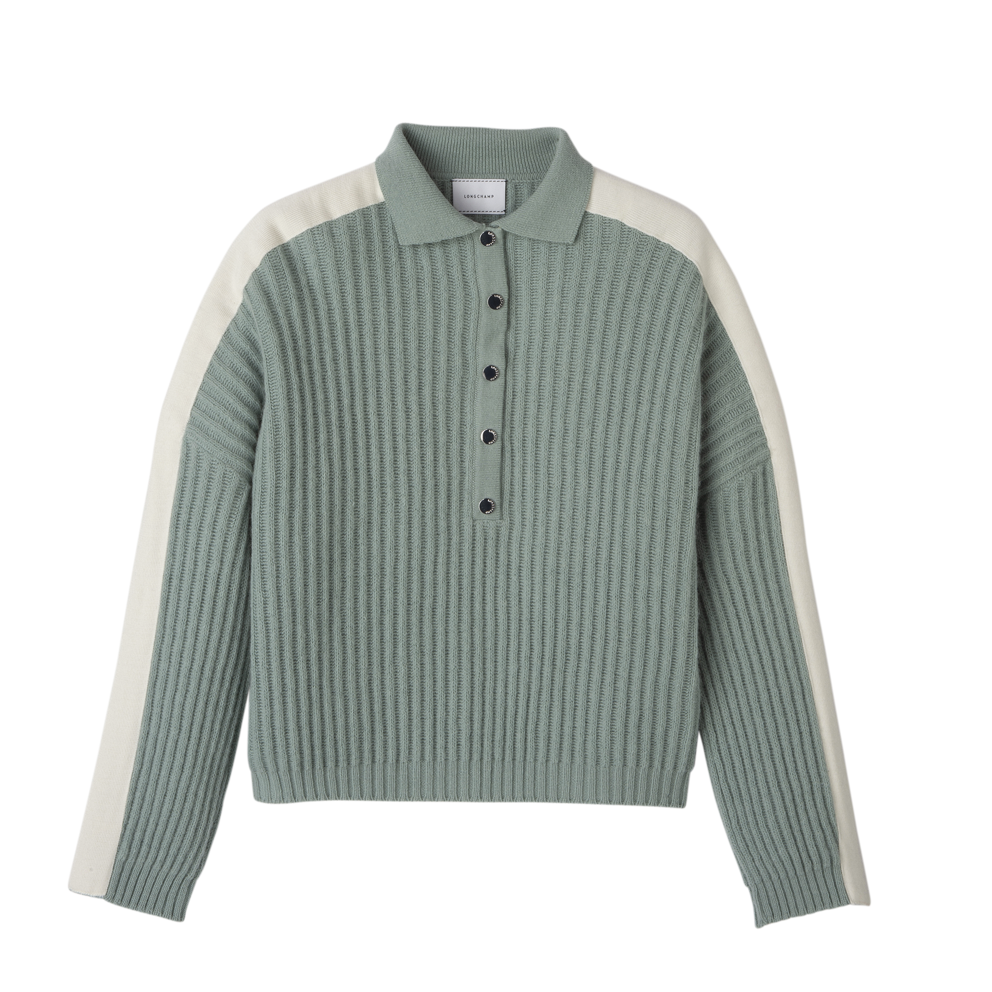 Polo collar jumper