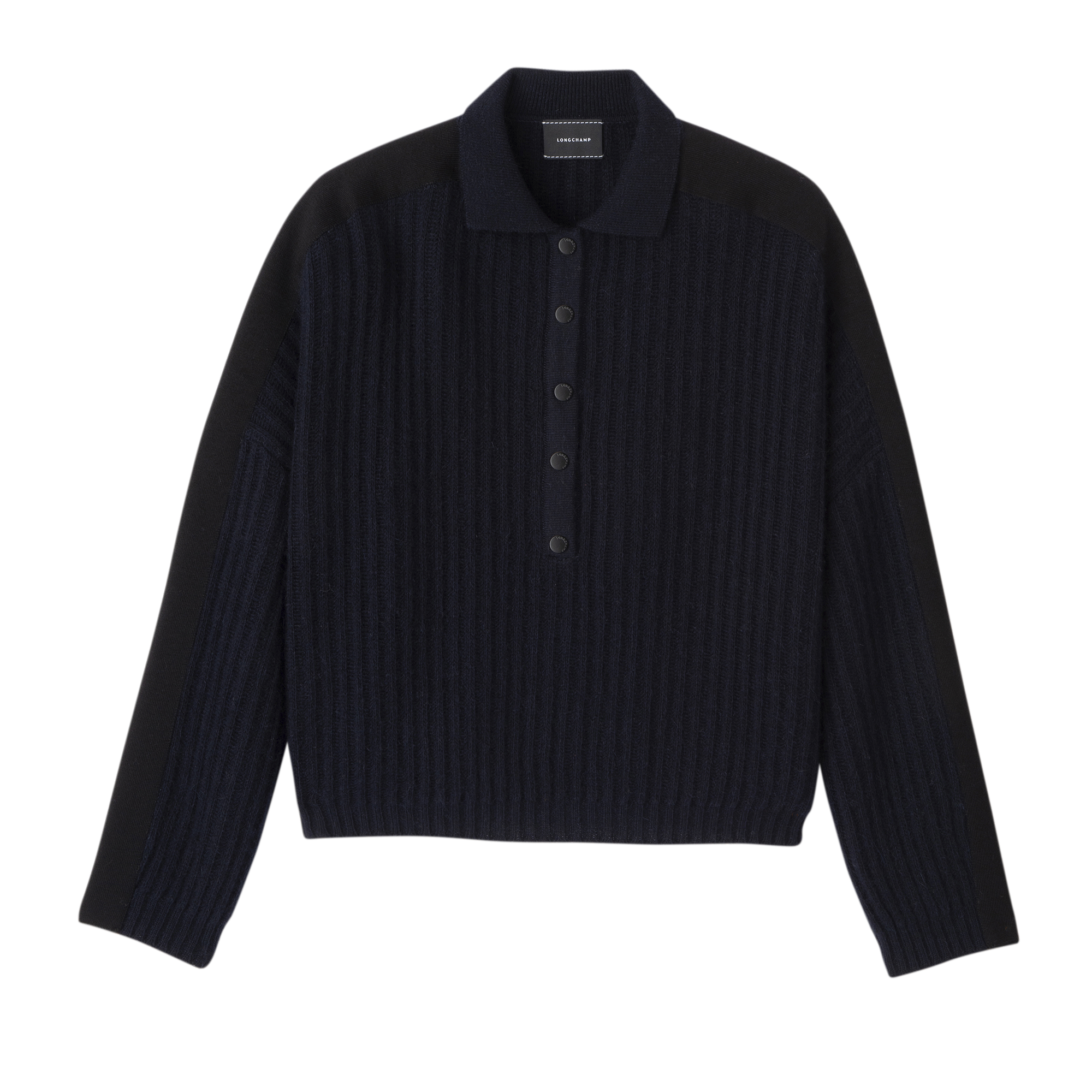 Polo collar jumper