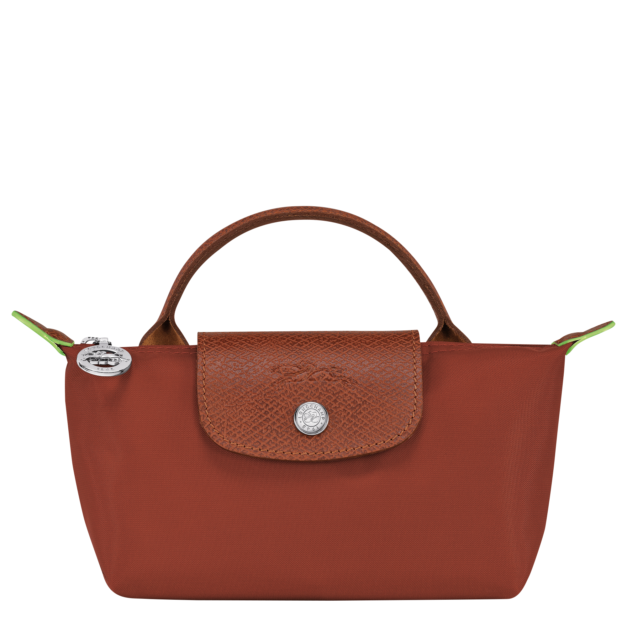 Le Pliage Green Pouch with handle