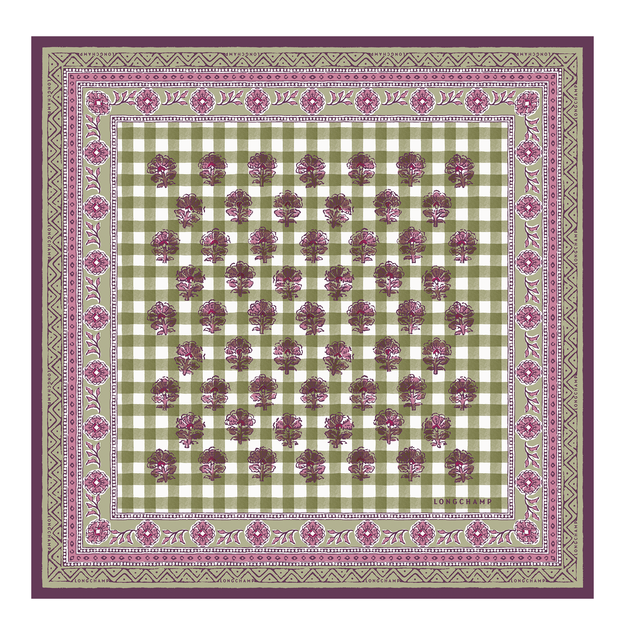 The Bucolic Escapade Silk scarf 50