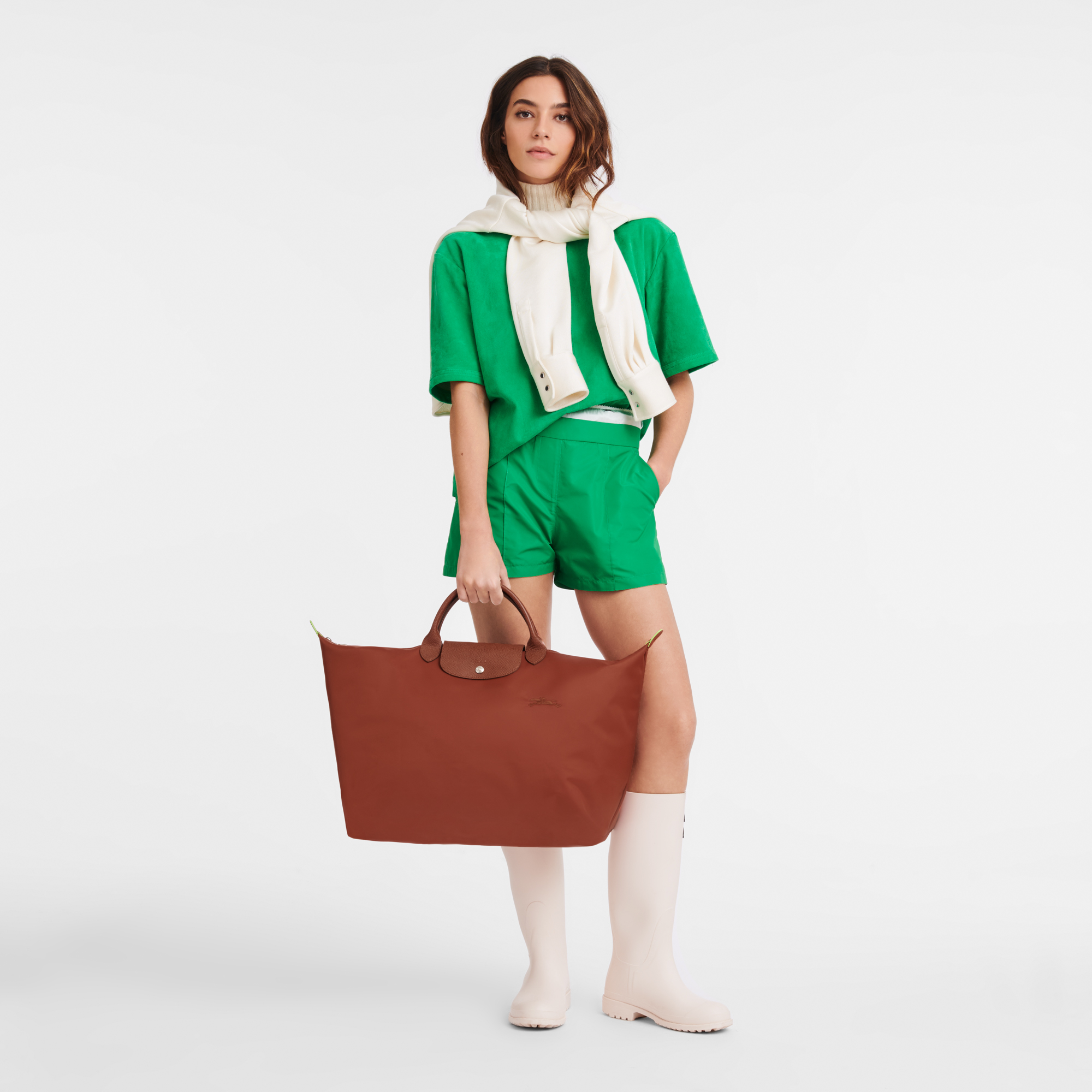 Le Pliage Green L Travel bag