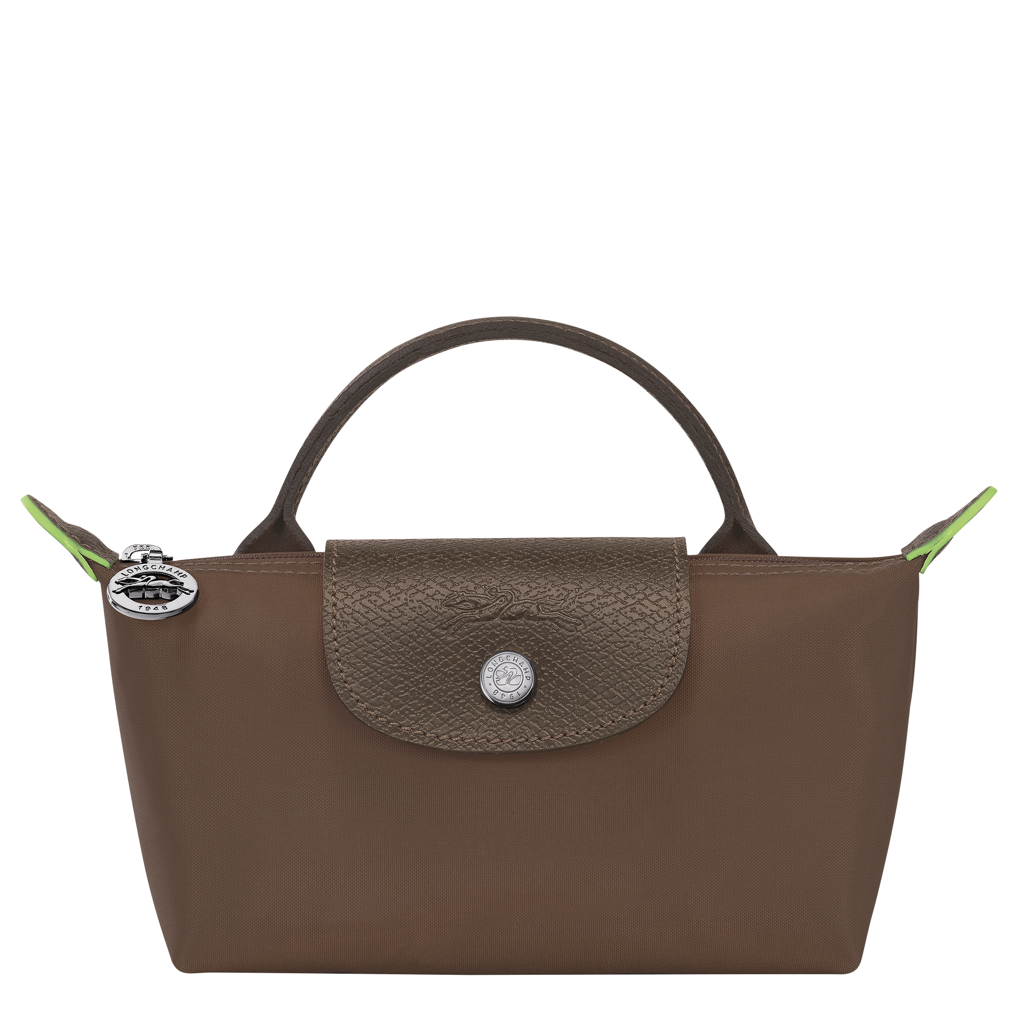 Le Pliage Green Pouch with handle
