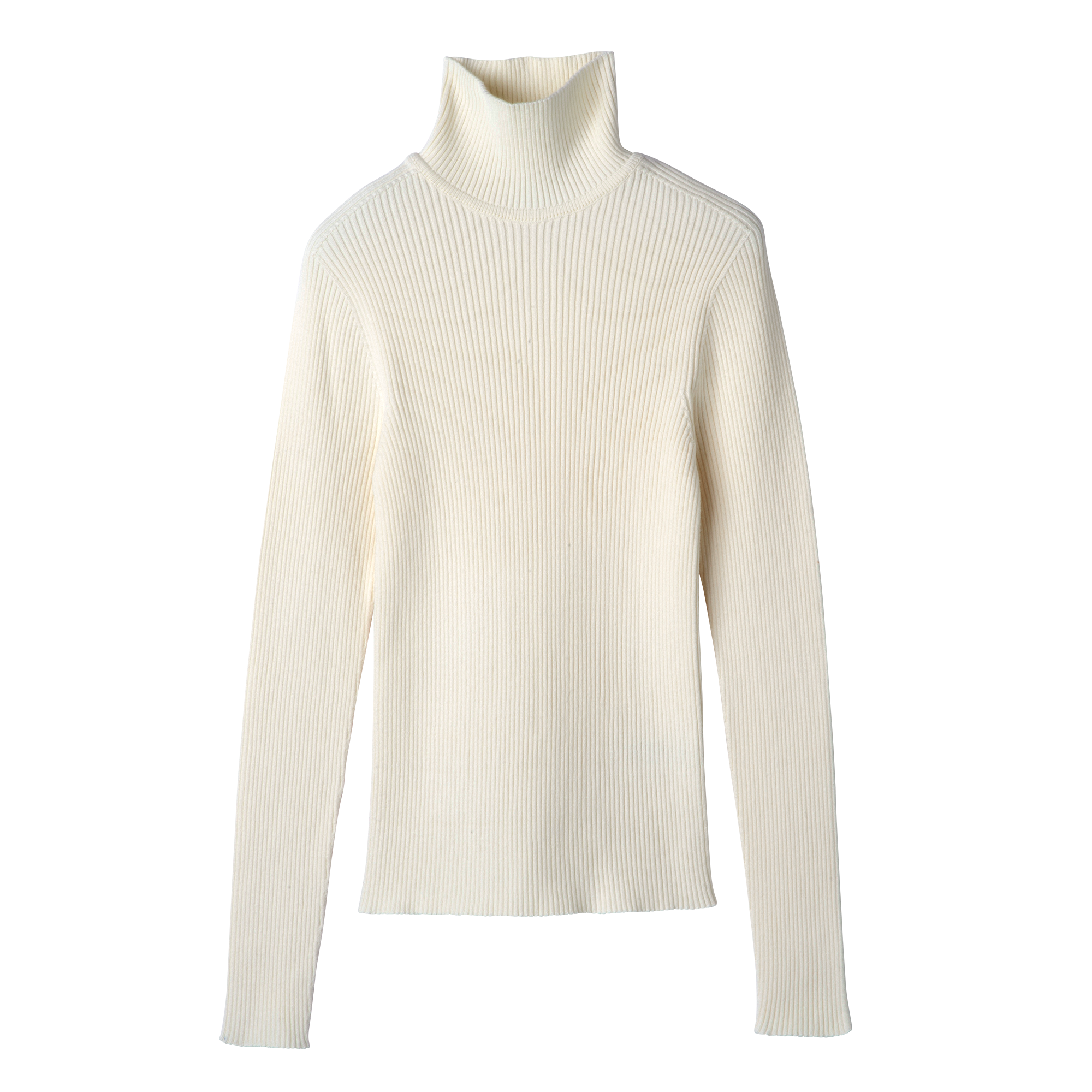 High collar fitted jumper