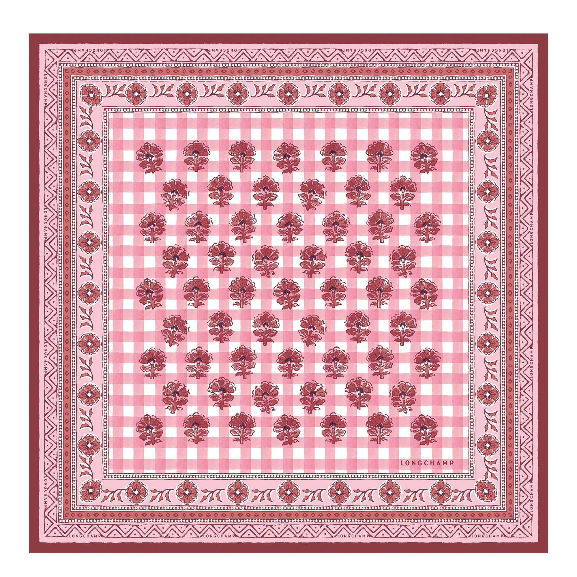 The Bucolic Escapade Silk scarf 50