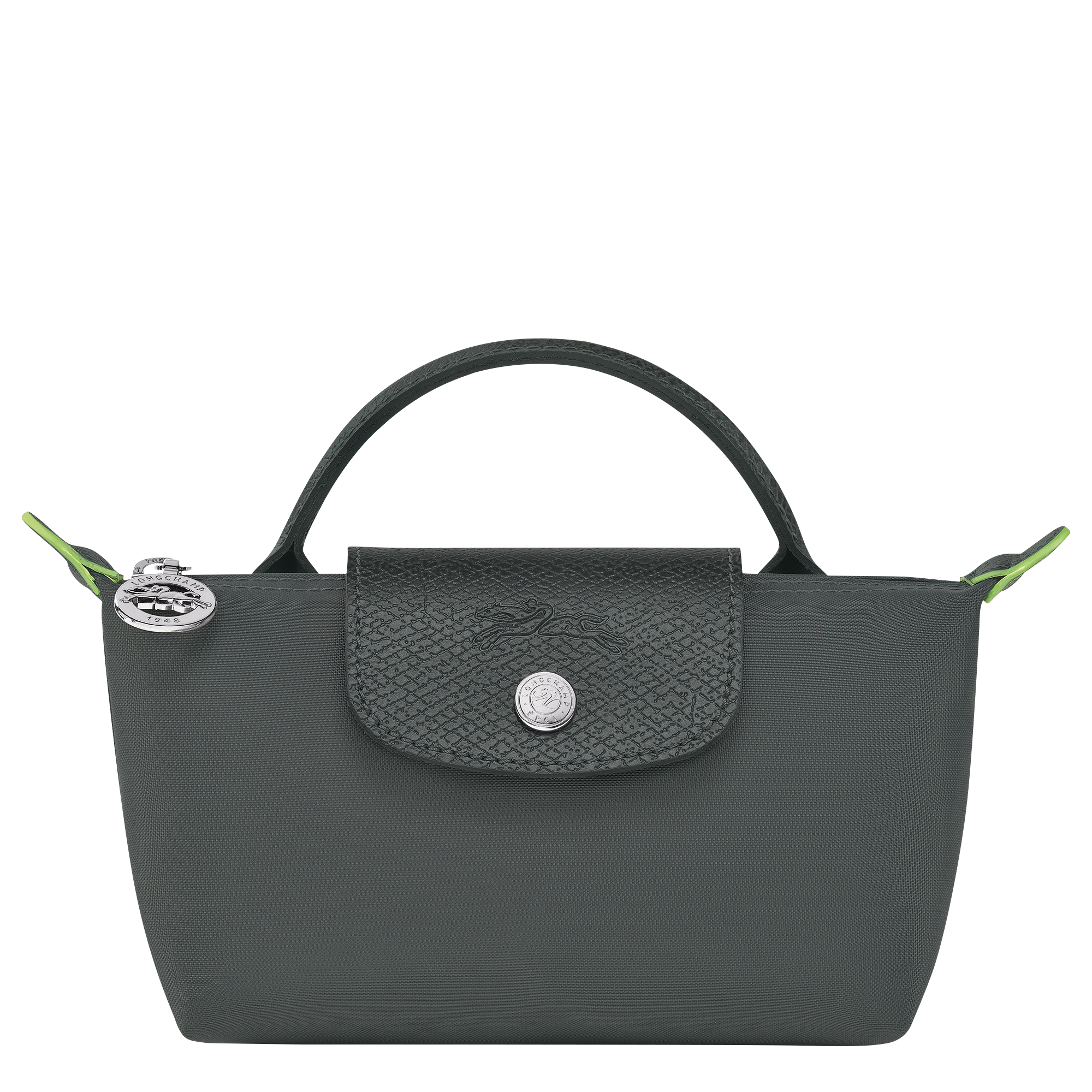 Le Pliage Green Pouch with handle