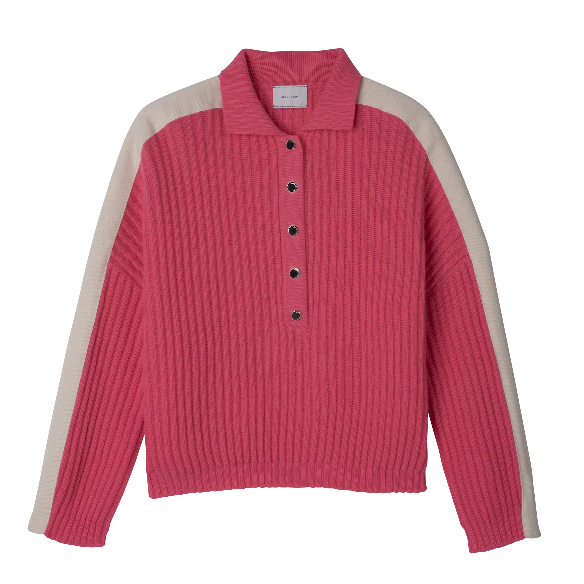 Polo collar jumper