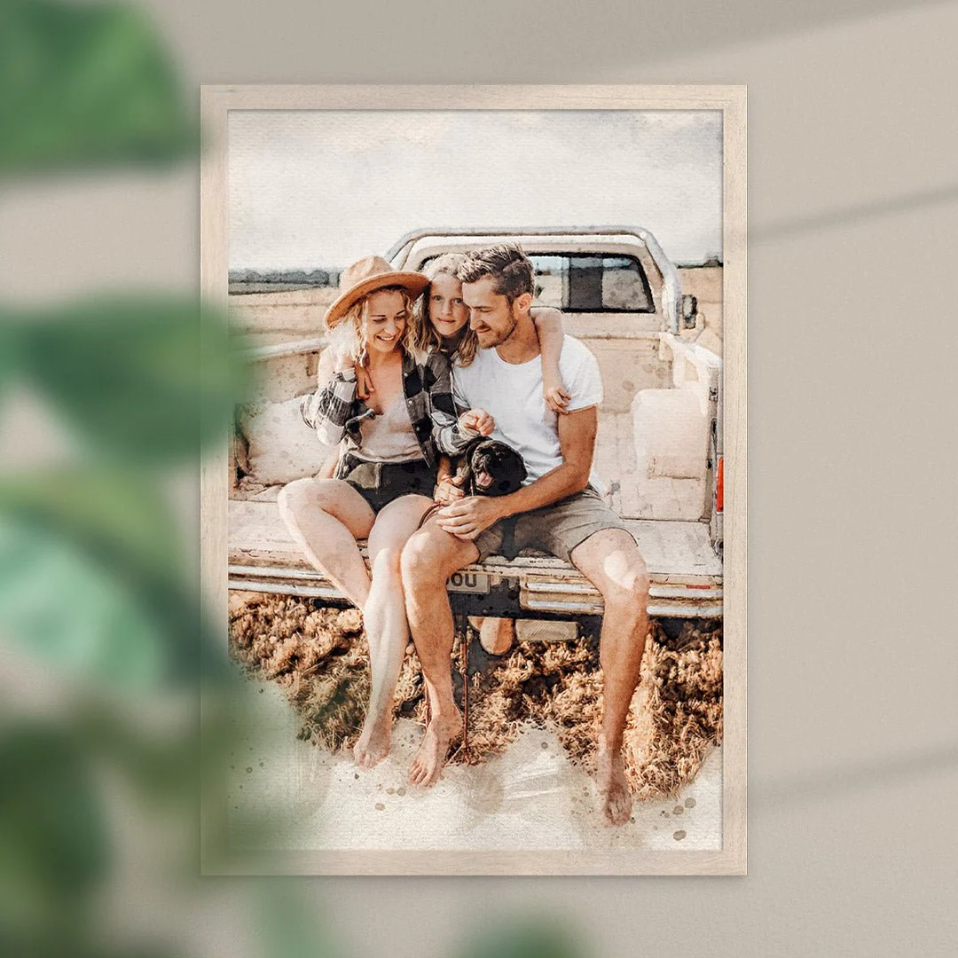 Personalisiertes Gemälde nach Fotovorlage