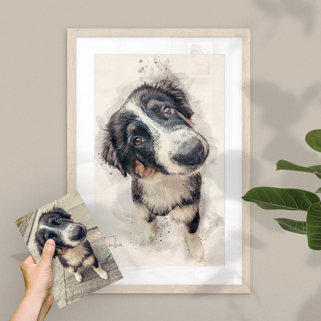 Personalisiertes Gemälde nach Fotovorlage