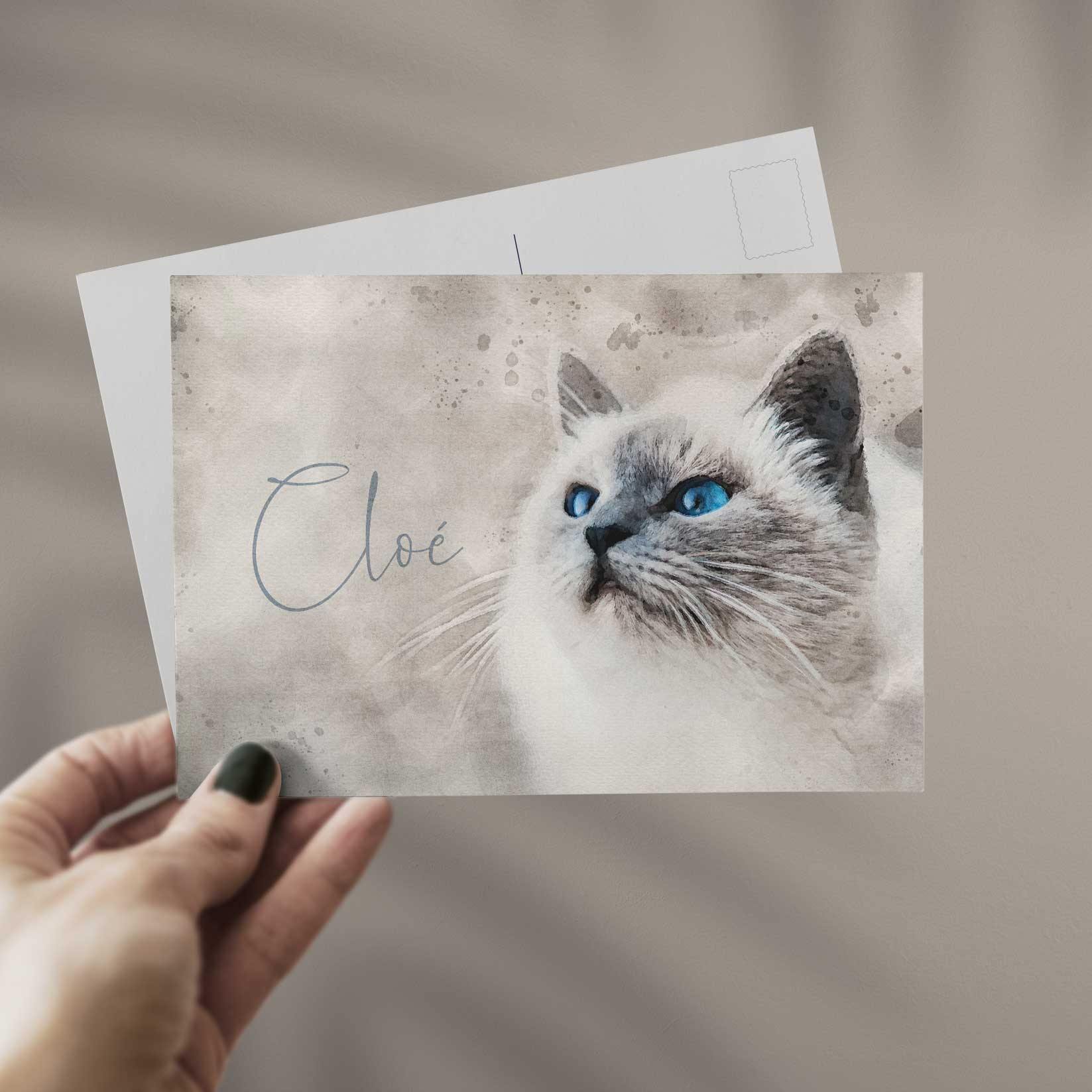 Personalisierte Postkarte