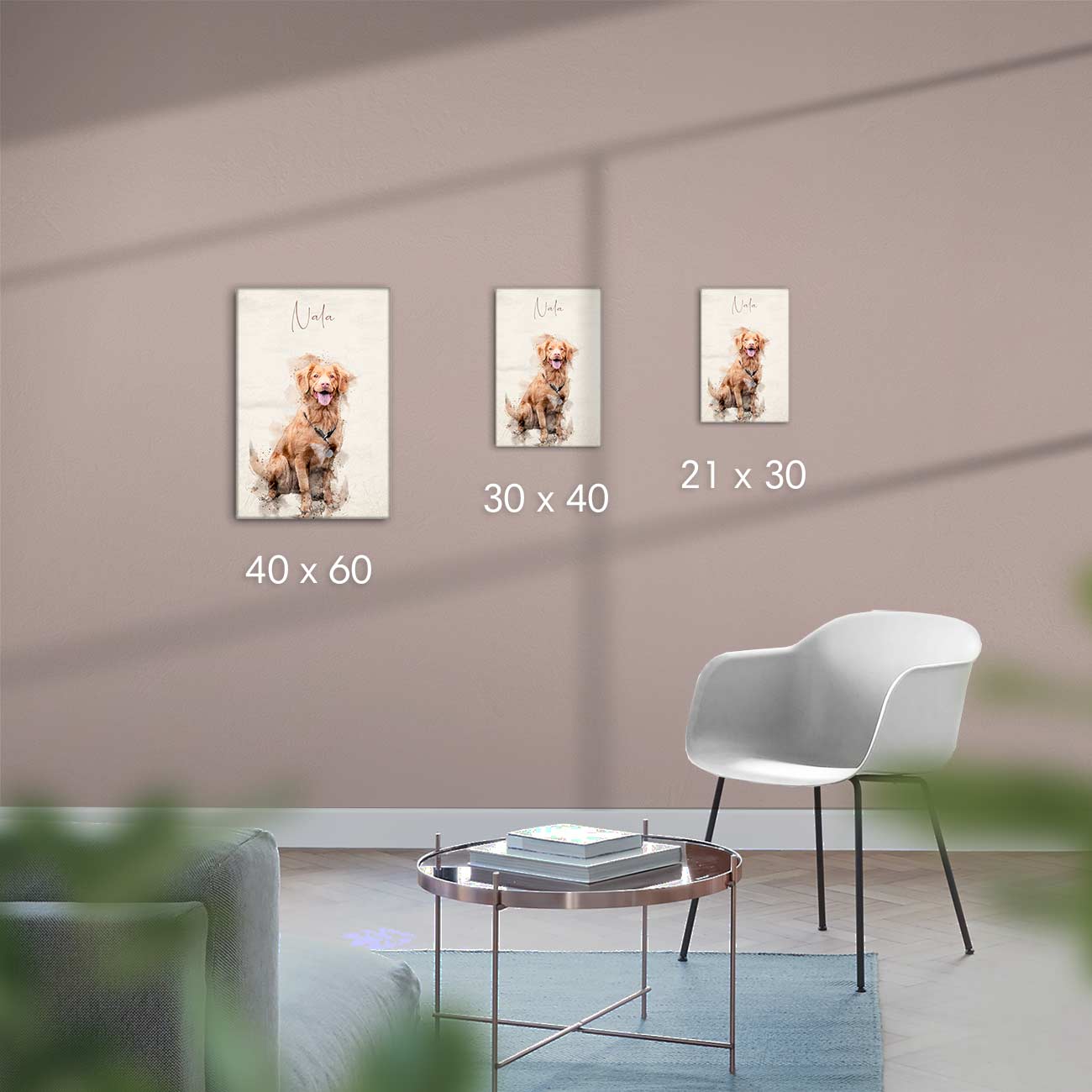 Personalisiertes Gemälde nach Fotovorlage