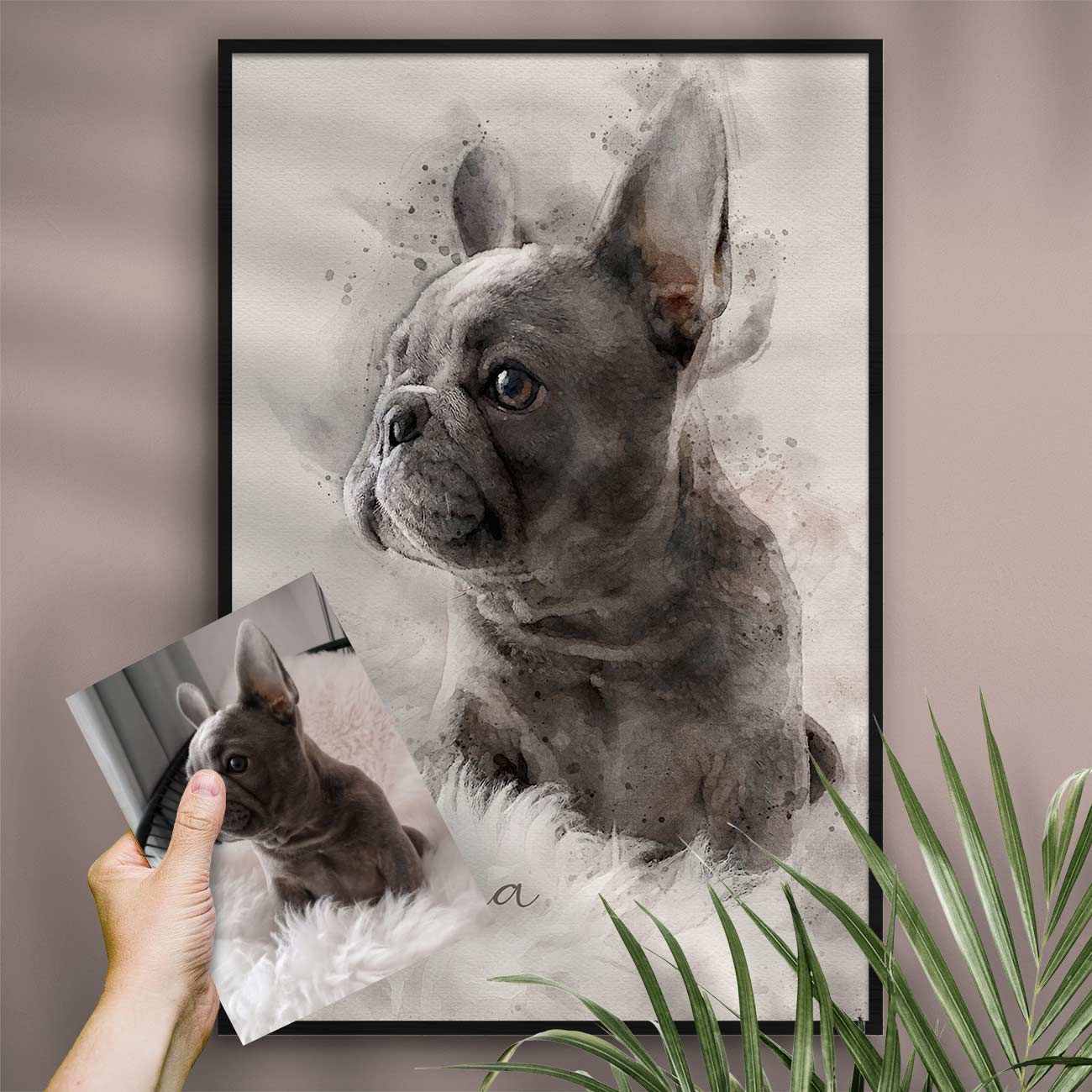 Personalisiertes Gemälde nach Fotovorlage