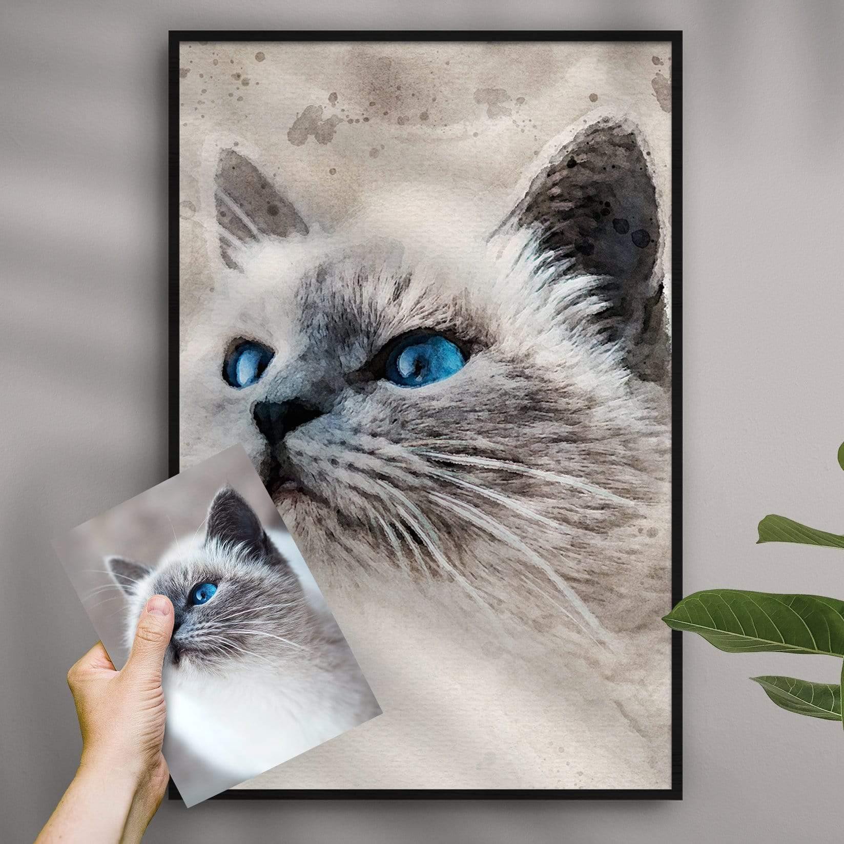 Personalisiertes Gemälde nach Fotovorlage