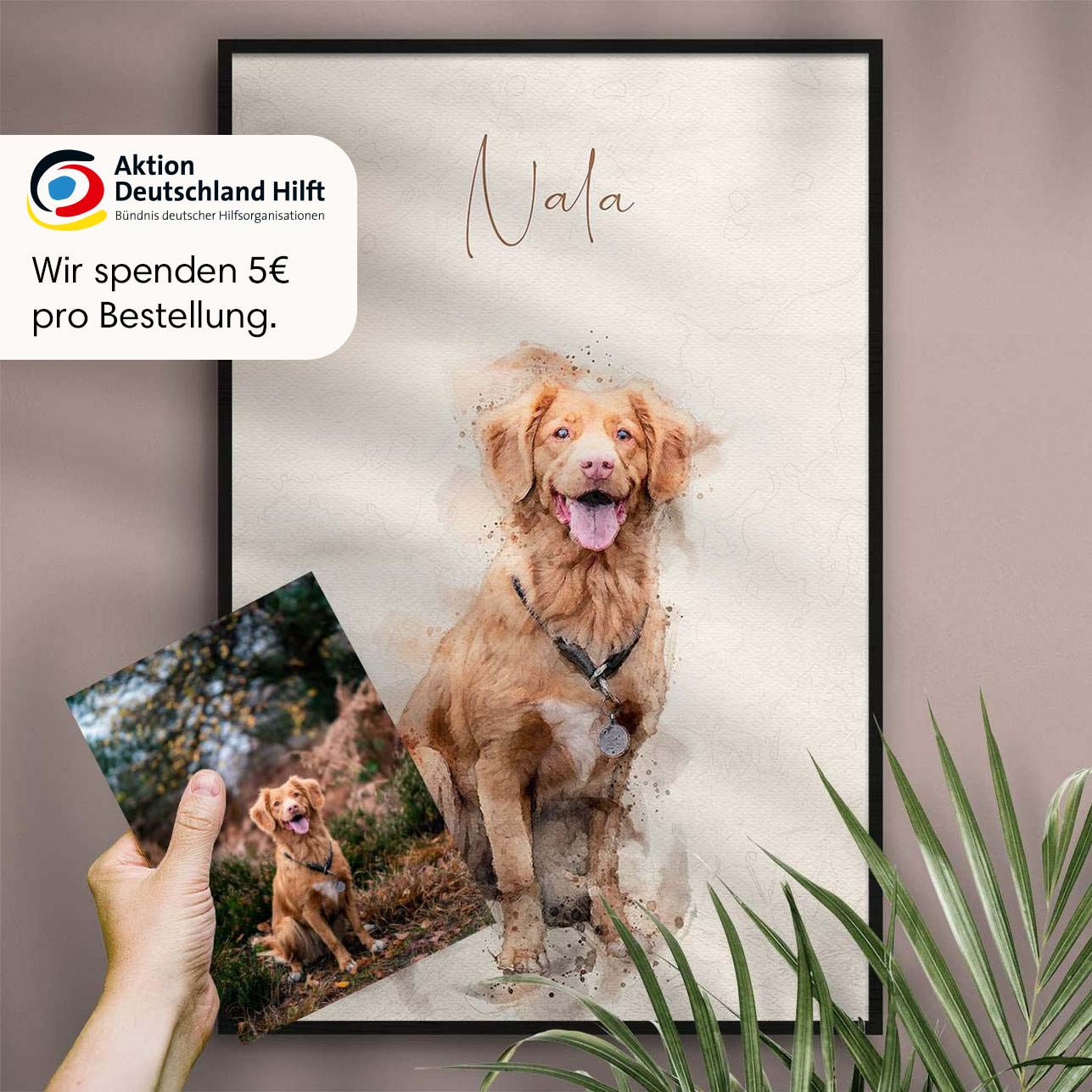 Personalisiertes Gemälde nach Fotovorlage