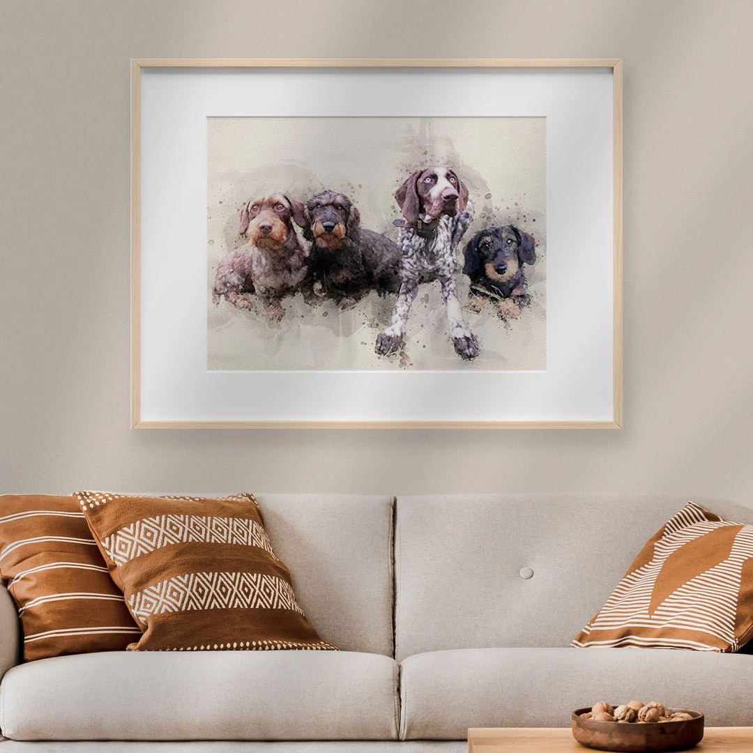 Personalisiertes Gemälde nach Fotovorlage