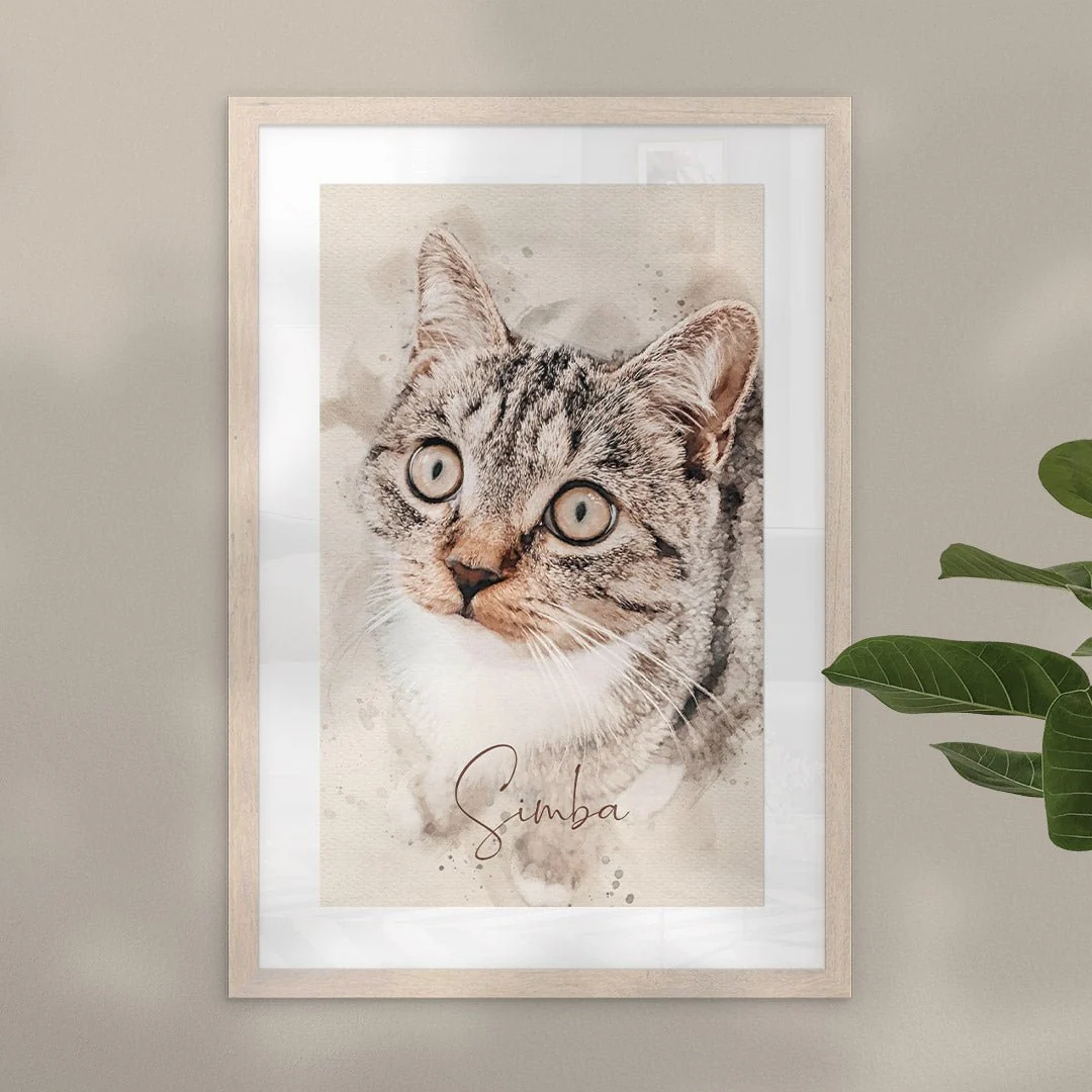 Personalisiertes Gemälde nach Fotovorlage