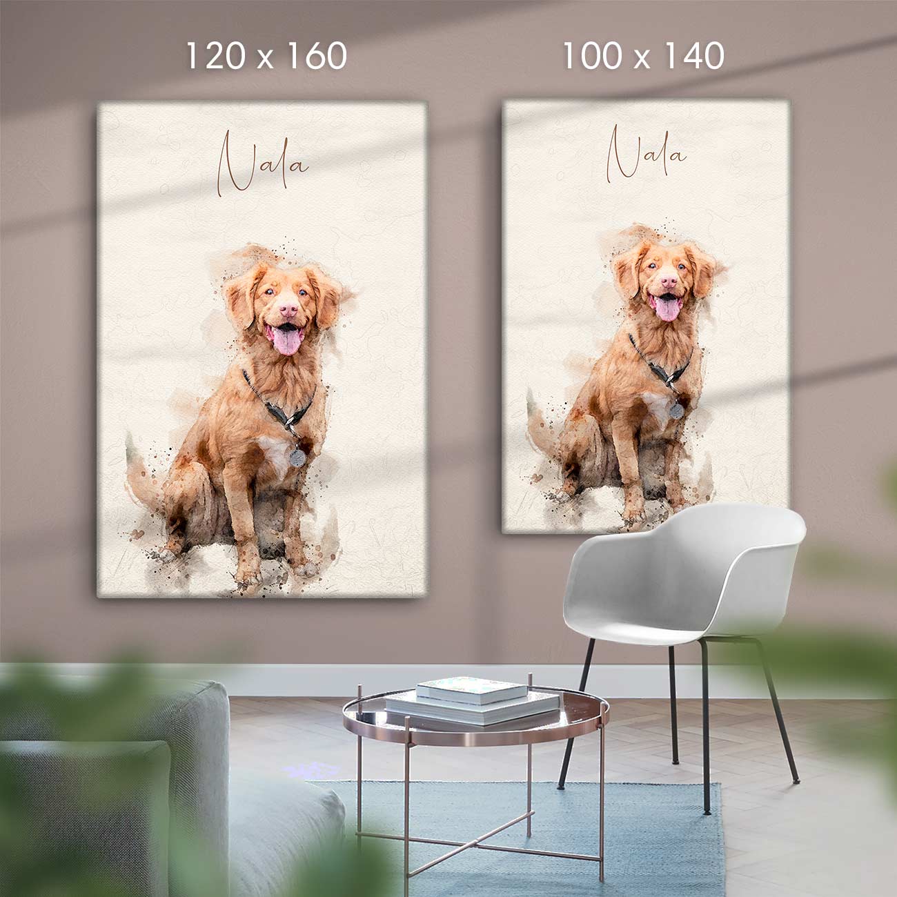 Personalisiertes Gemälde nach Fotovorlage